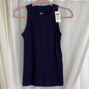NWT Jenni, intimates, sleeveless high neckline, rayon, cotton,spandex fabric